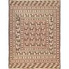 White Flatweave Kilim 4' 3 x 6' 1 (ft) - No. G21970