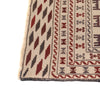 White Flatweave Kilim 4' 3 x 6' 1 (ft) - No. G21970