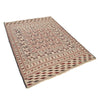 White Flatweave Kilim 4' 3 x 6' 1 (ft) - No. G21970