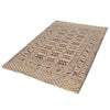 White Flatweave Kilim 4' 1 x 5' 9 (ft) - No. G21971