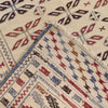 White Flatweave Kilim 4' 1 x 5' 9 (ft) - No. G21971