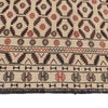 White Flatweave Kilim 4' 3 x 6' 1 (ft) - No. G21974