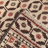 White Flatweave Kilim 4' 3 x 6' 1 (ft) - No. G21974