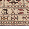 White Flatweave Kilim 4' 3 x 6' 1 (ft) - No. G21976