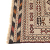 White Flatweave Kilim 4' 3 x 6' 1 (ft) - No. G21976