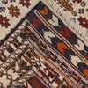 White Flatweave Kilim 4' 1 x 5' 9 (ft) - No. G22008