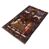 Handmade Pictorial Rug 2' 11" x 4' 8" (ft)- No. G22013