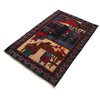 Handmade Village Design Rug 3' 2" x 4' 9" (ft)- No. G22015