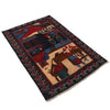 Handmade Village Design Rug 3' 2" x 4' 9" (ft)- No. G22015