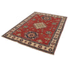 Red Color Kazak Rug 4' 8 x 6' 5 (ft) - No. G22646