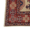 Hand Knotted Kazak Rug 3' 4 x 4' 8 (ft) - No. G22655