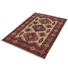 Hand Knotted Kazak Rug 3' 4 x 4' 8 (ft) - No. G22655