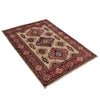 Hand Knotted Kazak Rug 3' 4 x 4' 8 (ft) - No. G22655