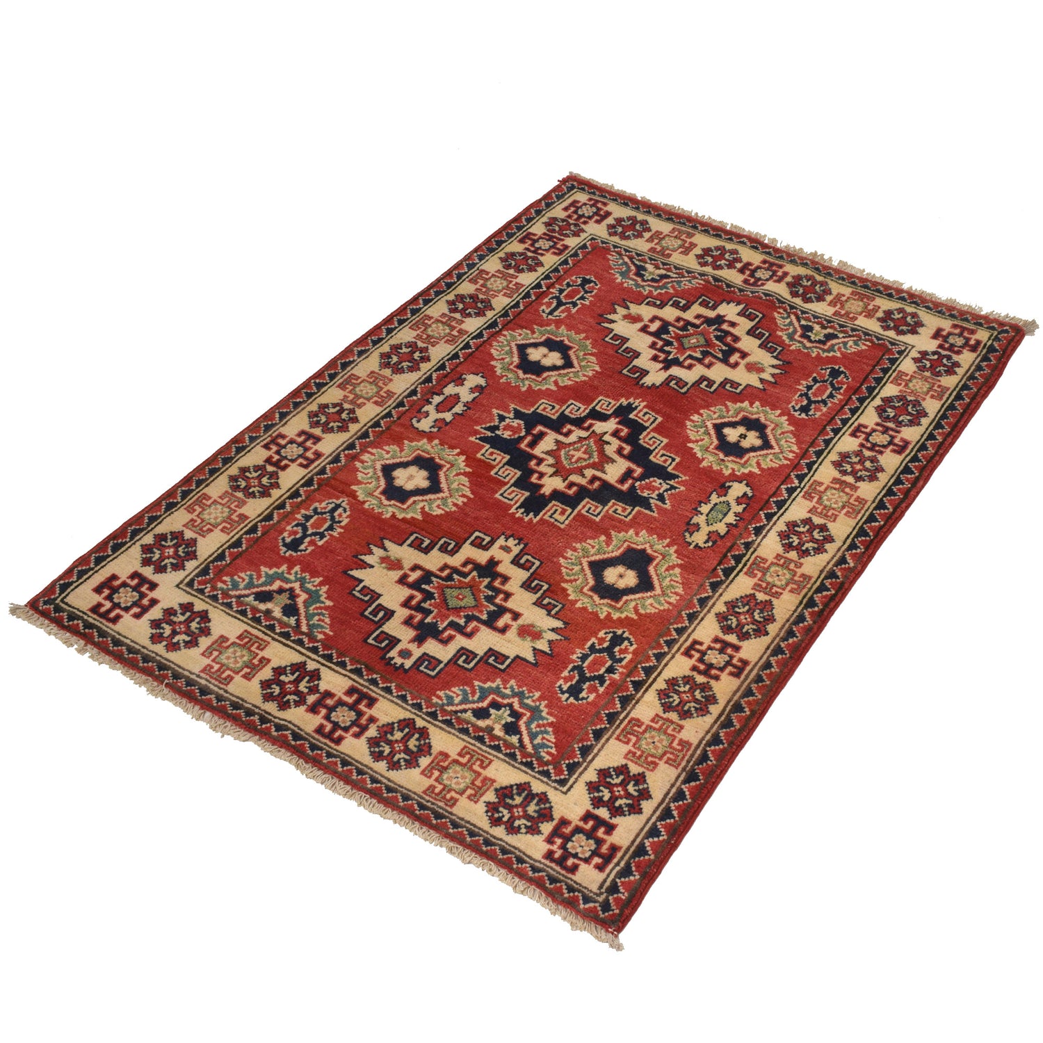 Red Kazak Rug 2' 7 x 3' 7 (ft) - No. G22675