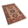 Ivory Kazak Rug 2' 7 x 4' 1 (ft) - No. G22680