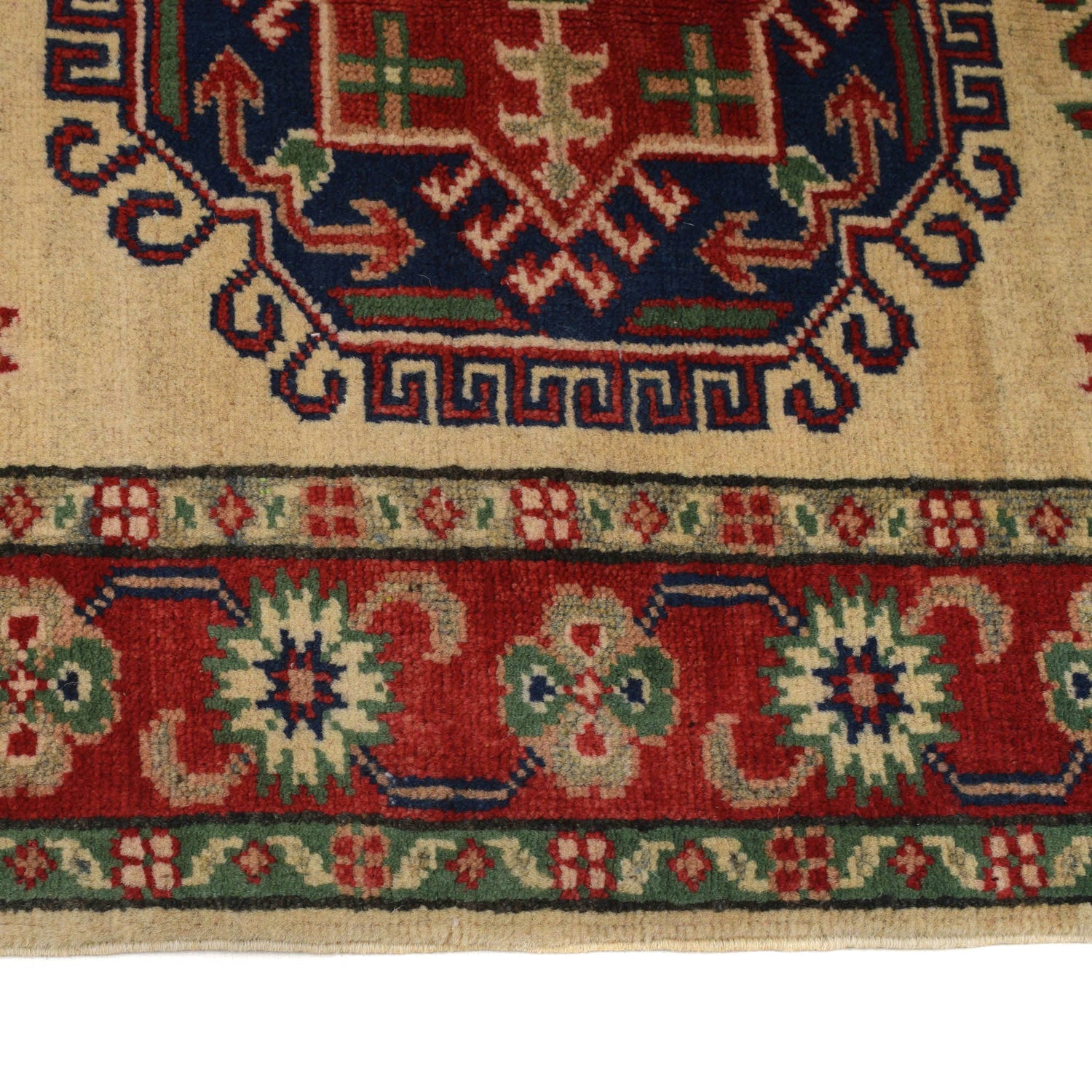Ivory Color Kazak Rug 2' 7 x 4' 0 (ft) - No. G22685