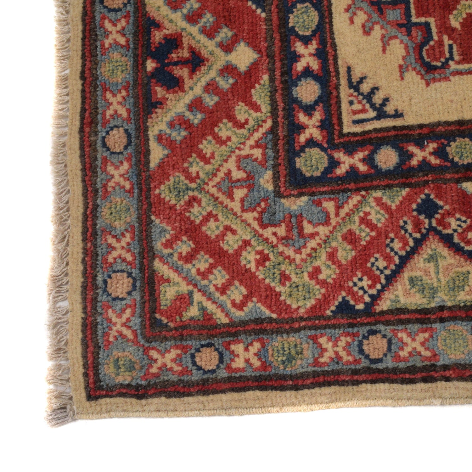 Ivory Color Kazak Rug 2' 6 x 3' 9 (ft) - No. G22689