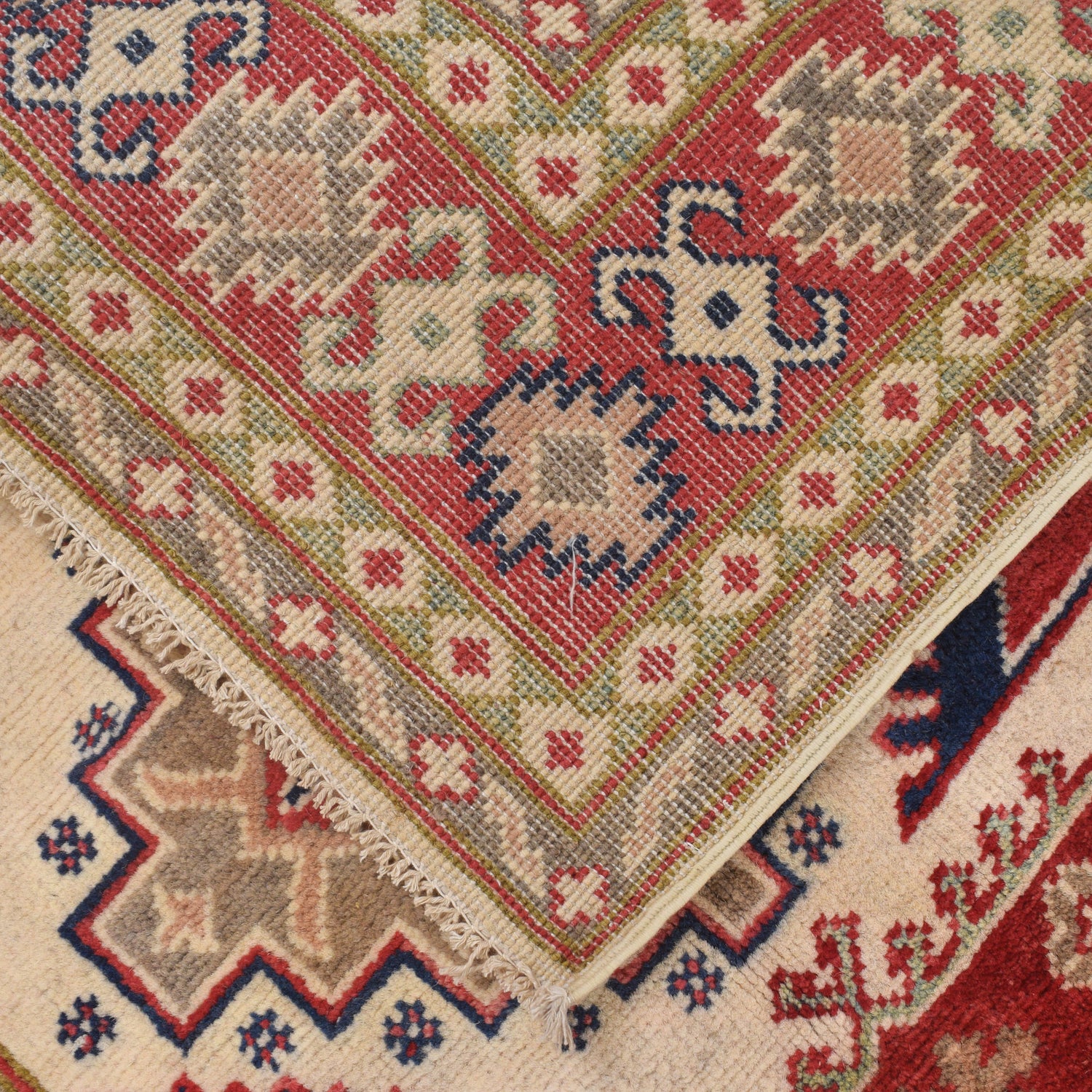 Oriental Kazak Rug 3' 2 x 4' 8 (ft) - No. G22742