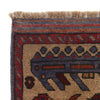 Handmade War Rug 3' 1 x 4' 5 (ft) - No. G22886