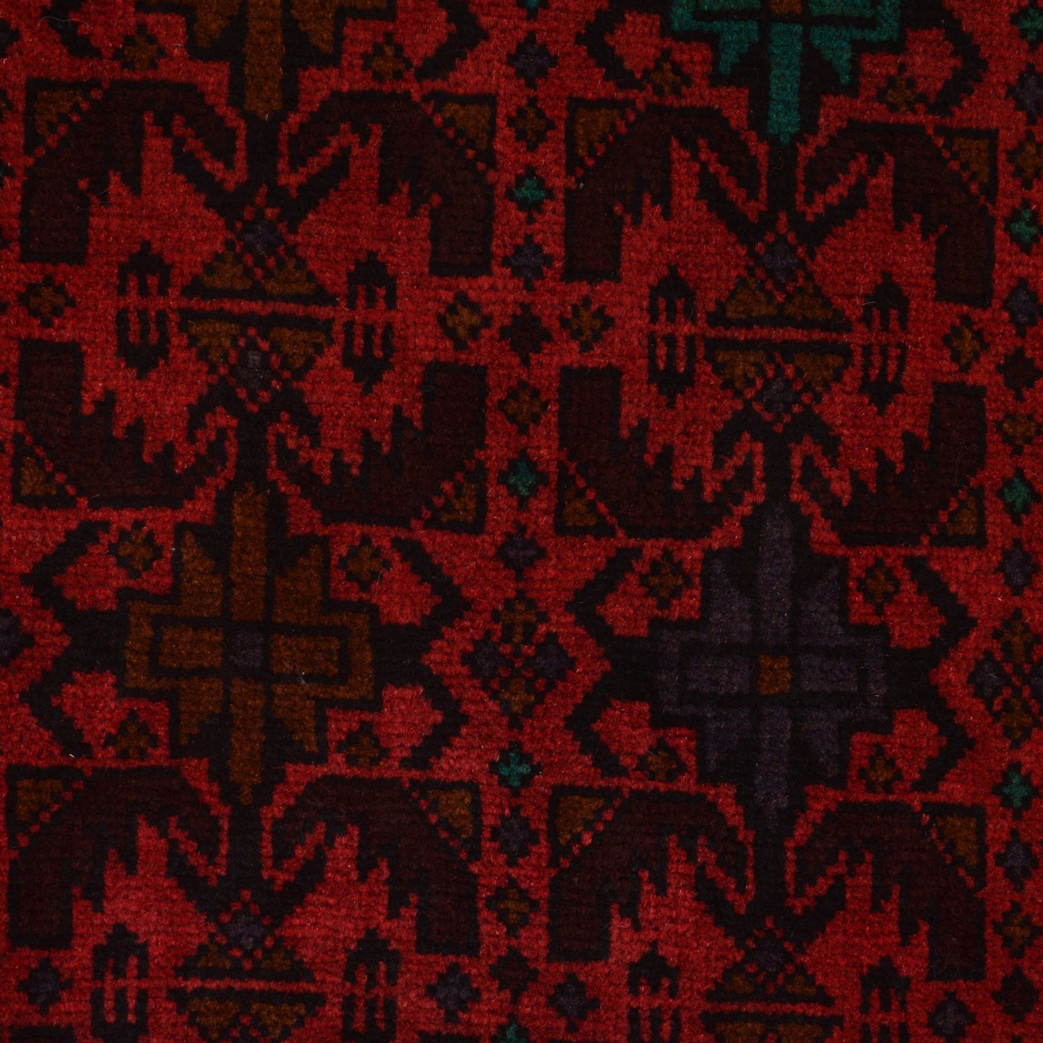 Red Color Baluchi Rug 3' 9 x 6' 4 (ft) - No. G22893