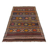 Medium Size Dhurrie Kelim 4' 6" x 6' 2" (ft) - No. G23631