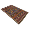 Medium Size Dhurrie Kelim 4' 6" x 6' 2" (ft) - No. G23631