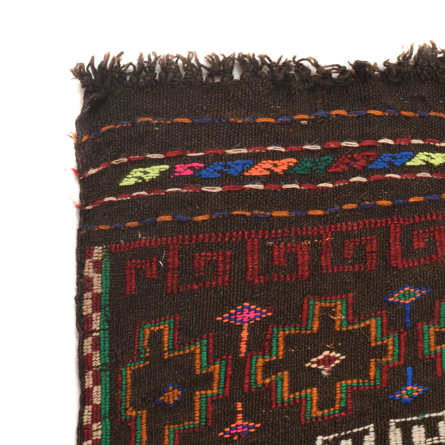 Flat Weave Kilim Runner 2' 0" x 5' 5" (ft) - No. G23640