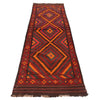 Handmade Red Color Kilim Runner 3' 5" x 11' 5" (ft) - No. G23646