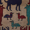 Hand Made Animal Picture Carpet 4' 6" x 6' 1" (ft)- No. G23684