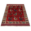 Hand Knotted Birds Pictorial Carpet 4' 4" x 6' 2" (ft)- No. G23685