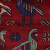 Hand Knotted Birds Pictorial Carpet 4' 4" x 6' 2" (ft)- No. G23685