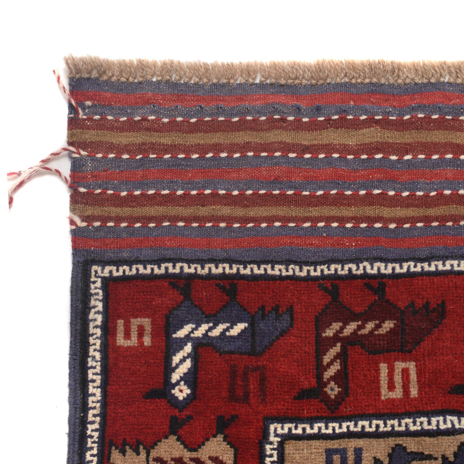 Hand Knotted Birds Pictorial Carpet 3' 11" x 6' 2" (ft)- No. G23686