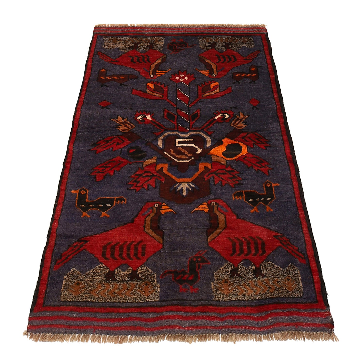 Handmade Picture Rug 2' 8" x 4' 9" (ft)- No. G23706