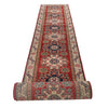 Hand Knotted Kazak Runner 2' 7 x 22' 9 (ft) - No. G24374