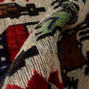 Handmade War Rug 2' 6 x 4' 4 (ft) - No. G24429