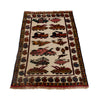 Ivory Color War Rug 2' 5 x 4' 2 (ft) - No. G24430