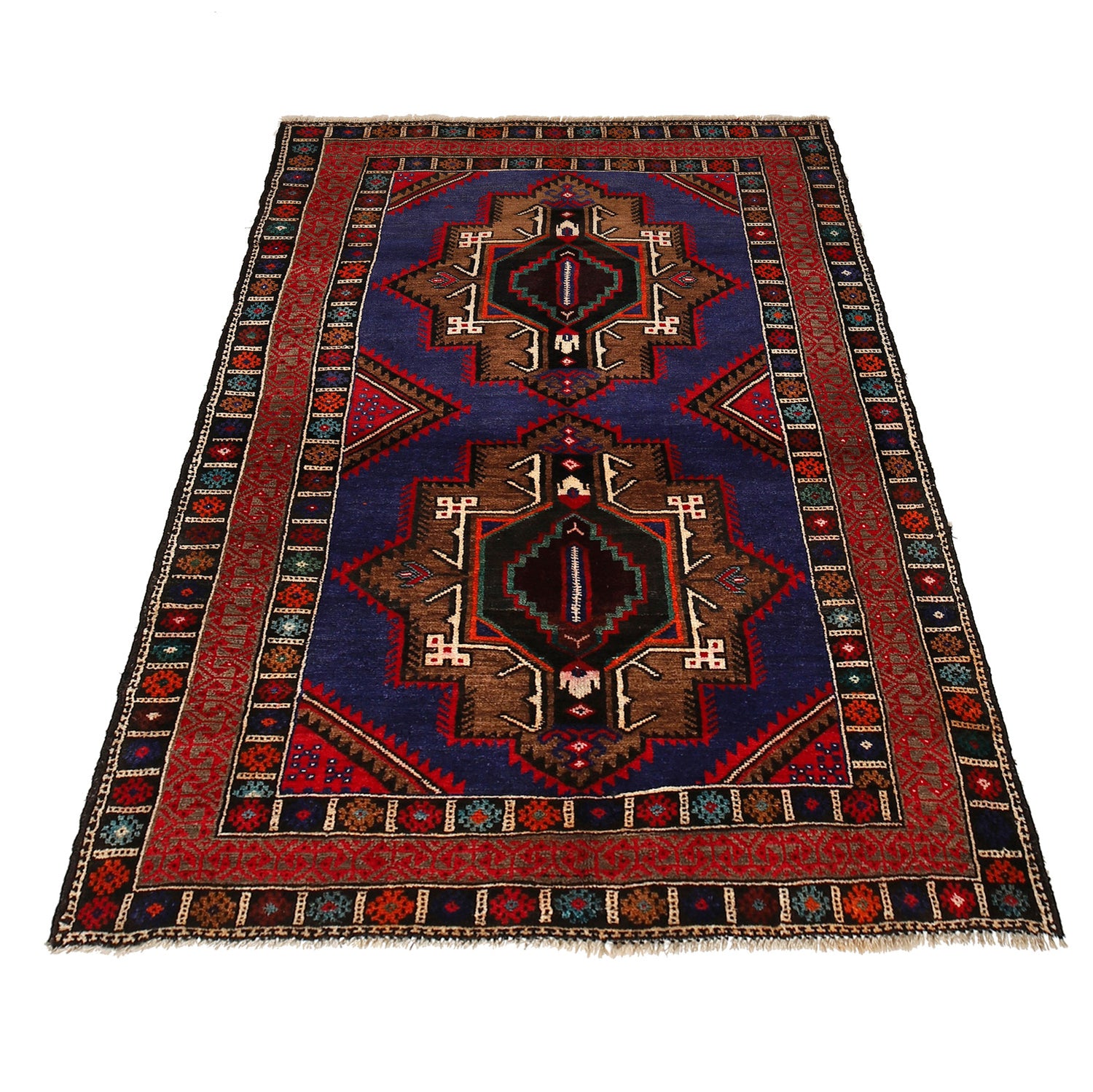 Handmade Baluchi Rug 3' 8 x 6' 0 (ft) - No. G24437