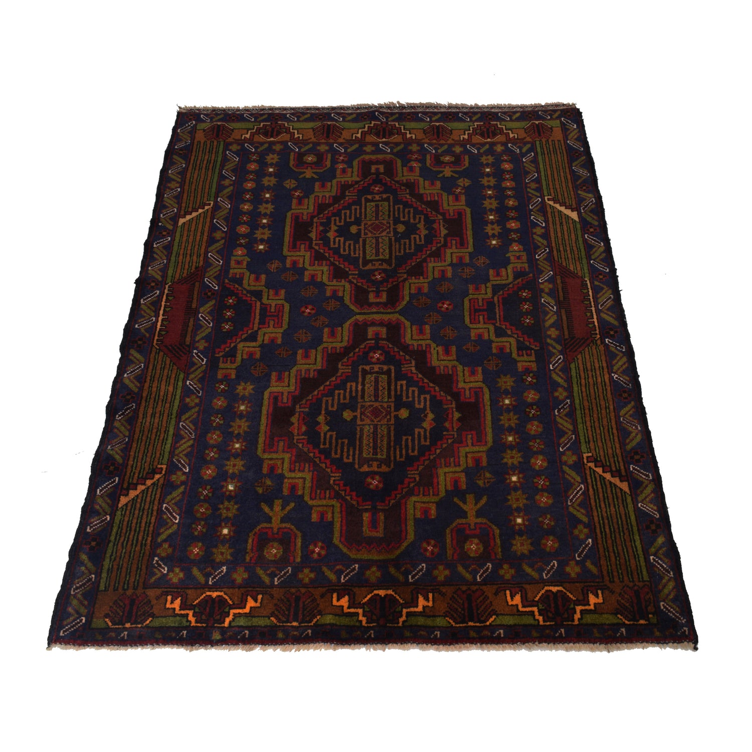Hand Knotted Baluchi Rug 2' 9 x 4' 4 (ft) - G24447