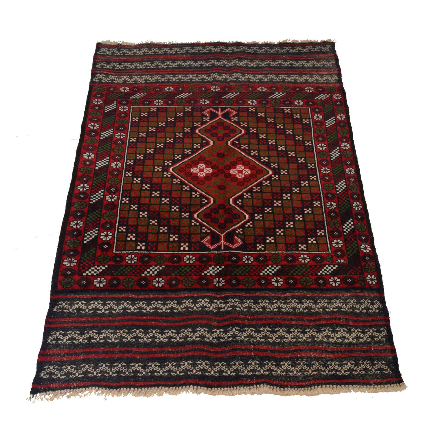 Hand Knotted Baluchi Rug 2' 9 x 4' 7 (ft) - G24449