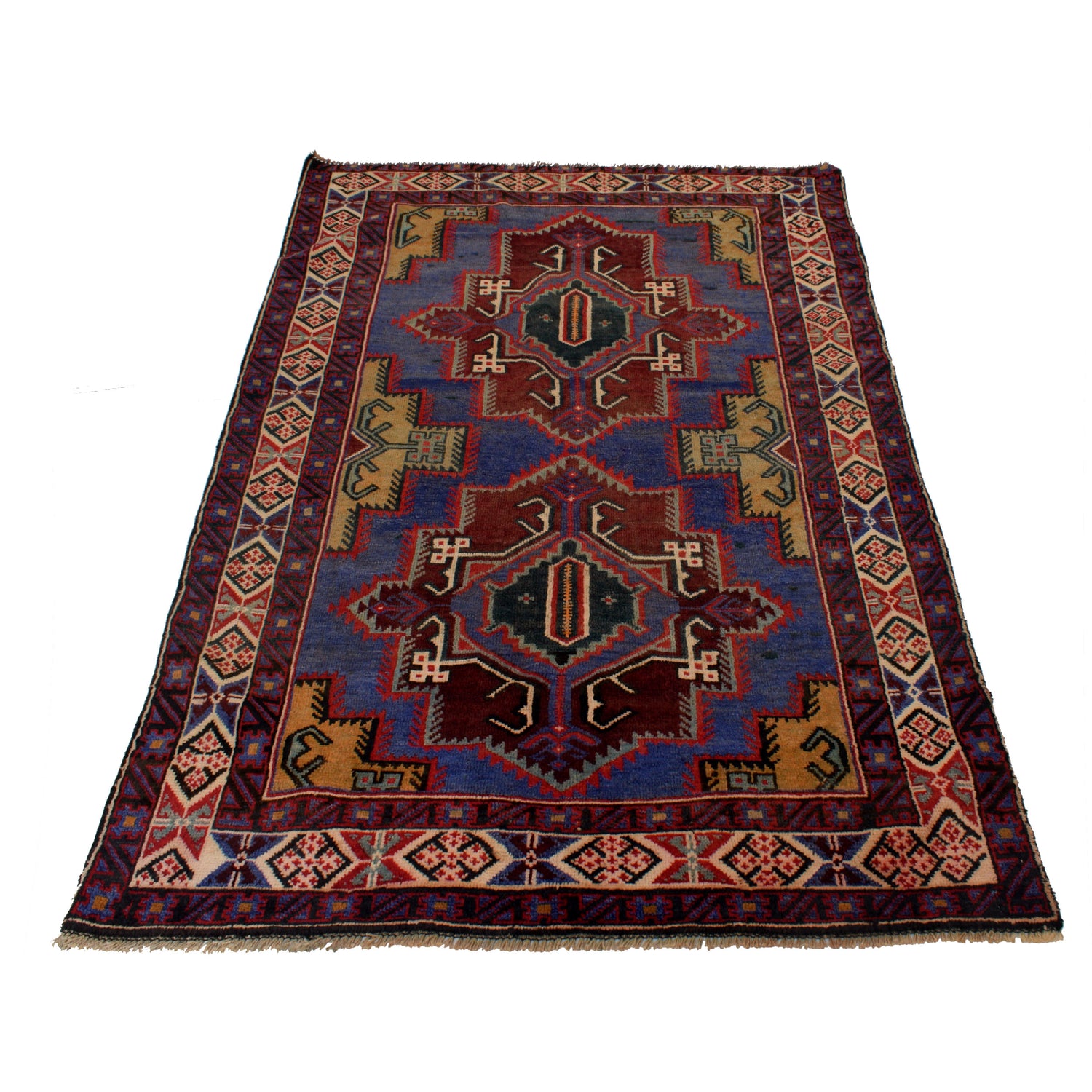 Handmade Baluchi Rug 3' 9 x 6' 2 (ft) - No. G24845