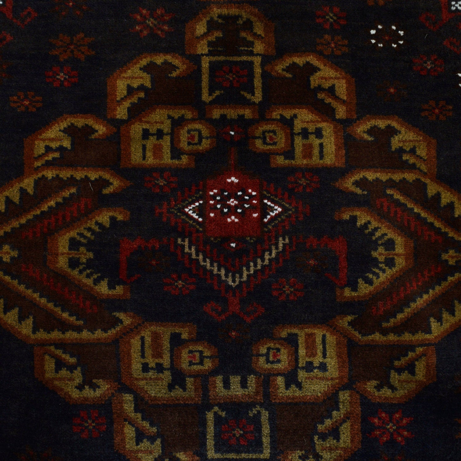 Hand Knotted Baluchi Rug 4' 3 x 6' 8 (ft) - No. G24848