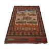 Brown War Rug 3' 0 x 4' 7 (ft) - No. G24864