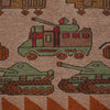 Brown War Rug 3' 0 x 4' 7 (ft) - No. G24864