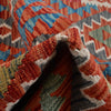 Handmade Vegetable Kilim 4' 1 x 5' 3 (ft) - No. G24987