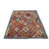 Handmade Vegetable Kilim 4' 8 x 6' 3 (ft) - No. G25087