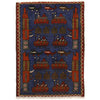 Handmade War Rug 1' 9 x 2' 7 (ft) - No. G25237