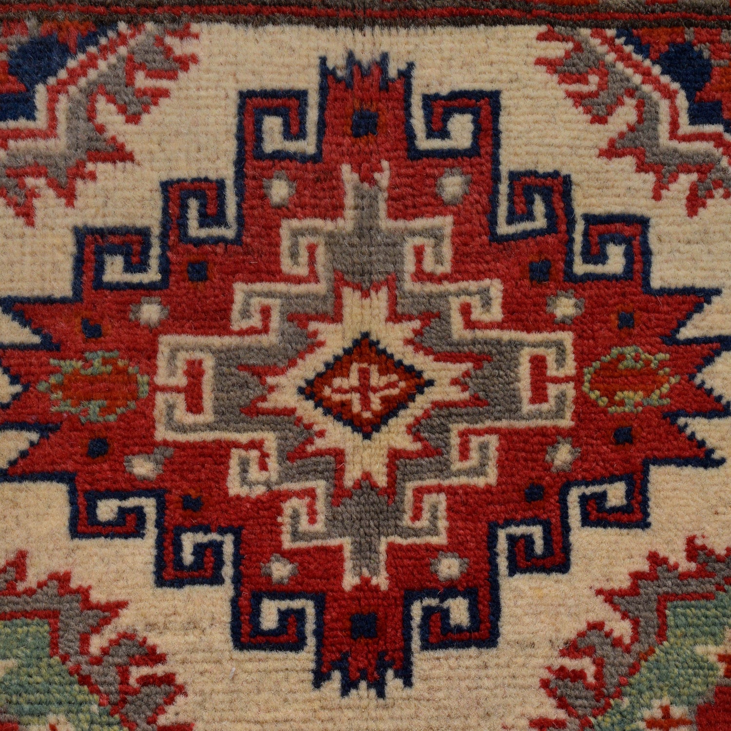 Hand Knotted Kazak Rug 2' 8 x 3' 9 (ft) - No. G25249