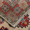 Ivory Color Kazak Rug 2' 7 x 4' 1 (ft) - No. G25257