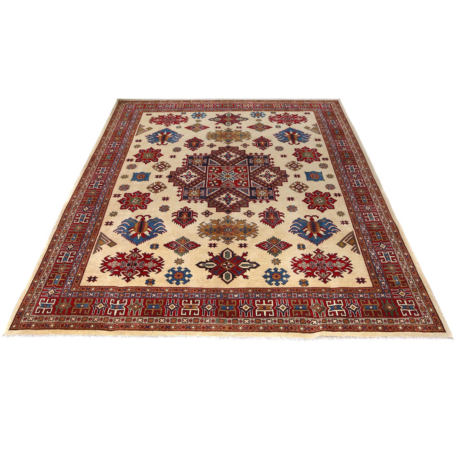 Hand Knotted Kazak Rug 8' 2 x 10' 1 (ft) - No. G25354