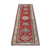 Hand Knotted Kazak Runner 2' 7 x 9' 6 (ft) - No. G25364